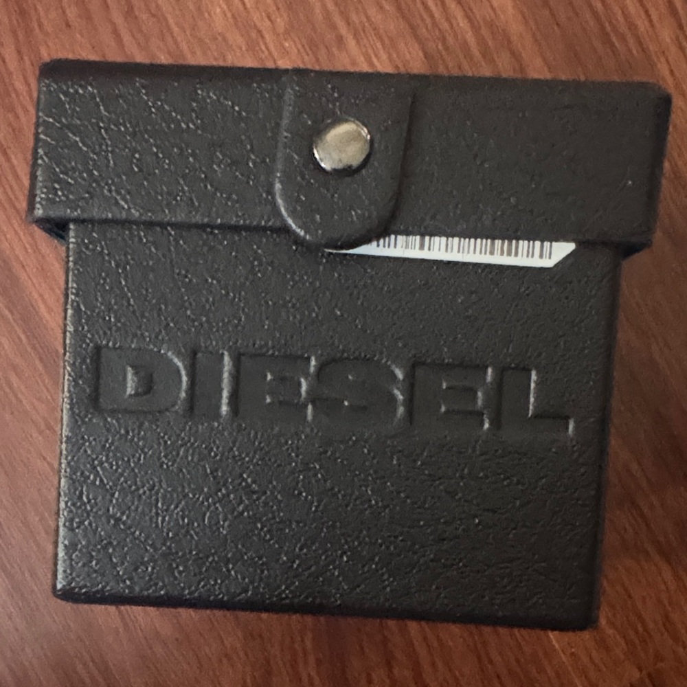 Diesel Black Textured Watch